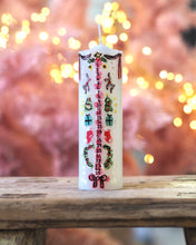 Load image into Gallery viewer, Hand Painted Advent Candle Cream

