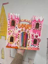 Load image into Gallery viewer, The Hand Painted Wooden Castle Dolls House ‘The Candy Castle’
