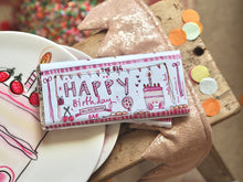 Load image into Gallery viewer, The BIG ‘Happy Birthday’ 200g Milk Chocolate Bar
