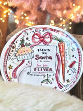 Load image into Gallery viewer, Personalised XL Luxury Christmas Ceramic Plate For Santa
