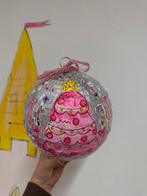 Load image into Gallery viewer, Christmas 20cm Disco Ball ‘The Pink Christmas Tree’
