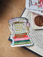 Load image into Gallery viewer, ‘Tea &amp; Books’ Super Cute Autumn Sticker
