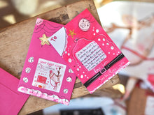 Load image into Gallery viewer, Personalised Pink Letter From Santa
