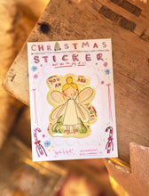 Load image into Gallery viewer, ‘You Are An Angel’ Cutie Christmas Sticker
