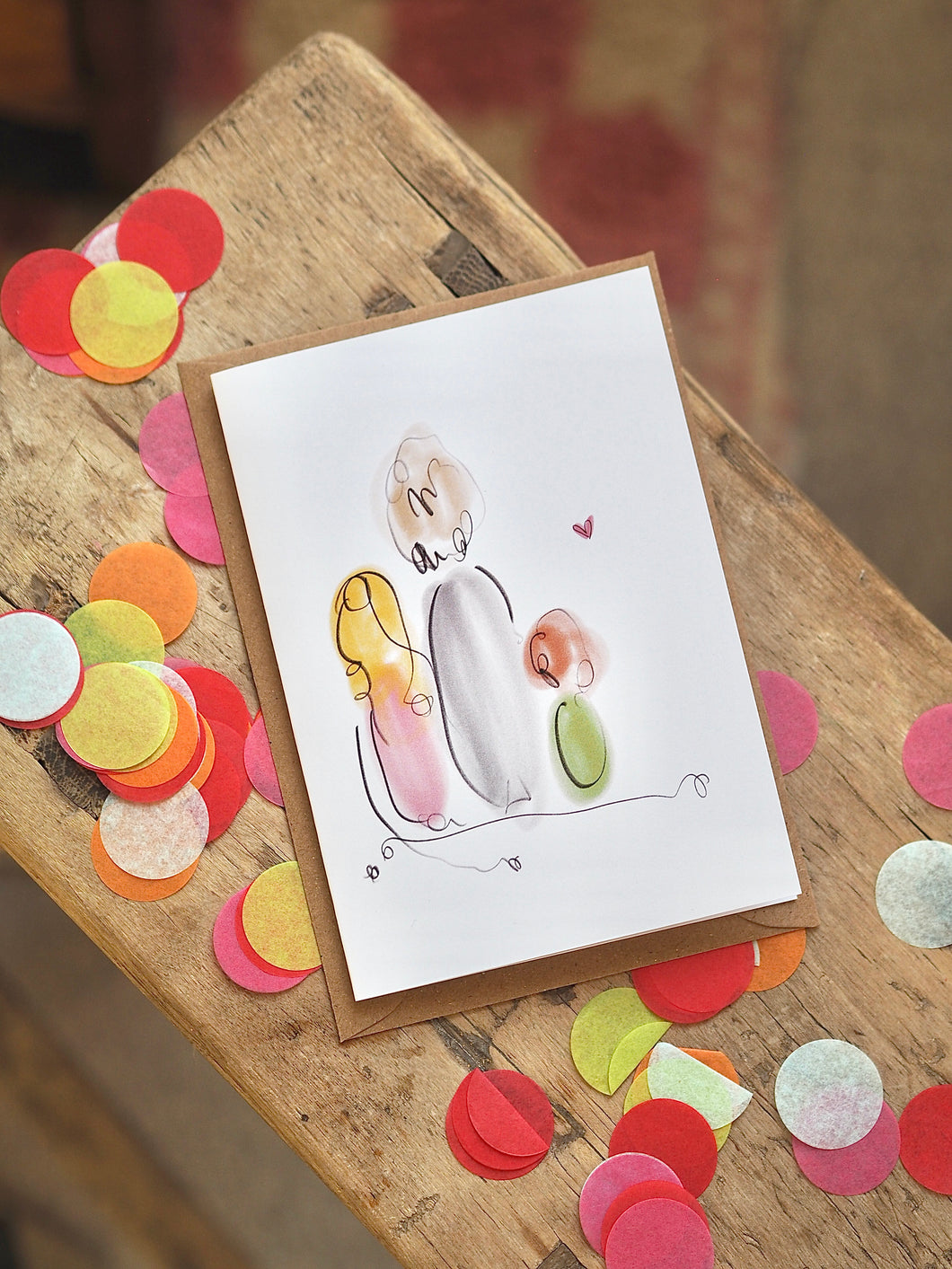 Bespoke Figures Card, Personalised To You