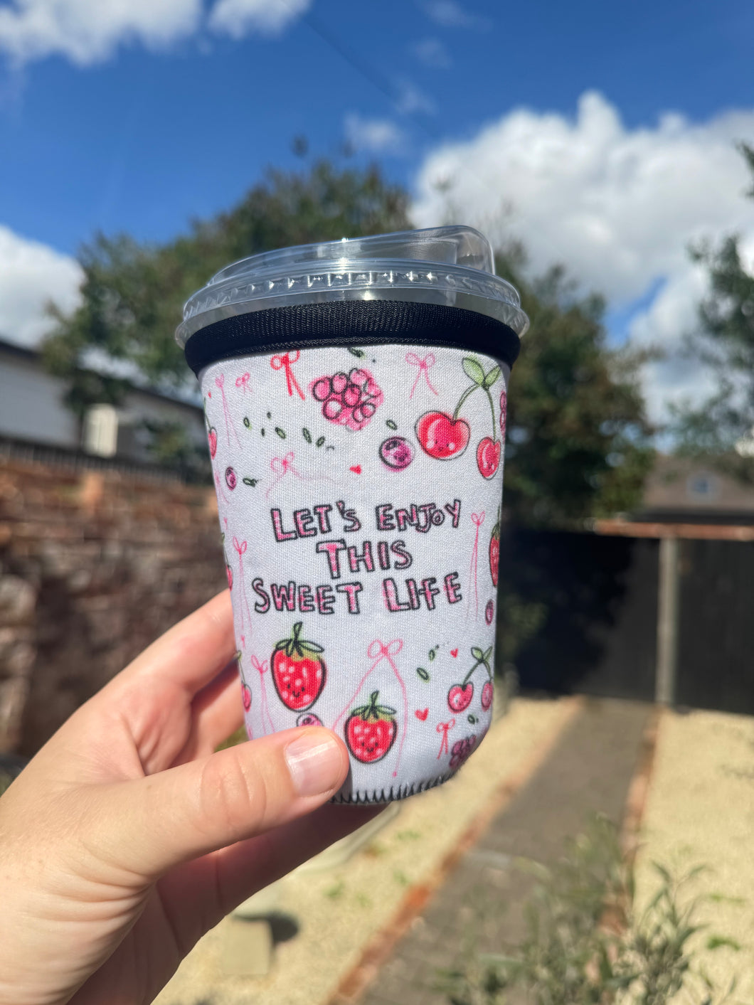 Berry Sweet Coffee Cosy Sleeve