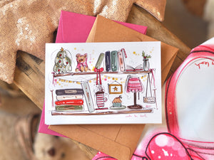 Christmas Cosy Bookshelf Design