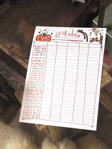 2026 A3 Family Organiser