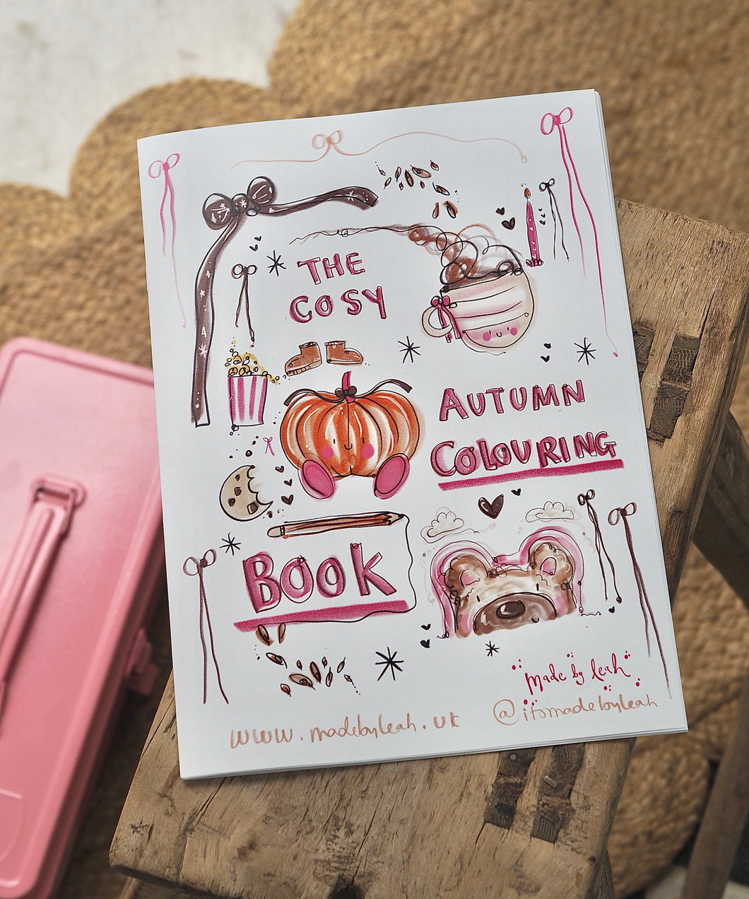 The Autumn Made by Leah Cosy Colouring Book