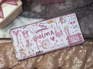 Personalised LOVE Milk Chocolate Bar