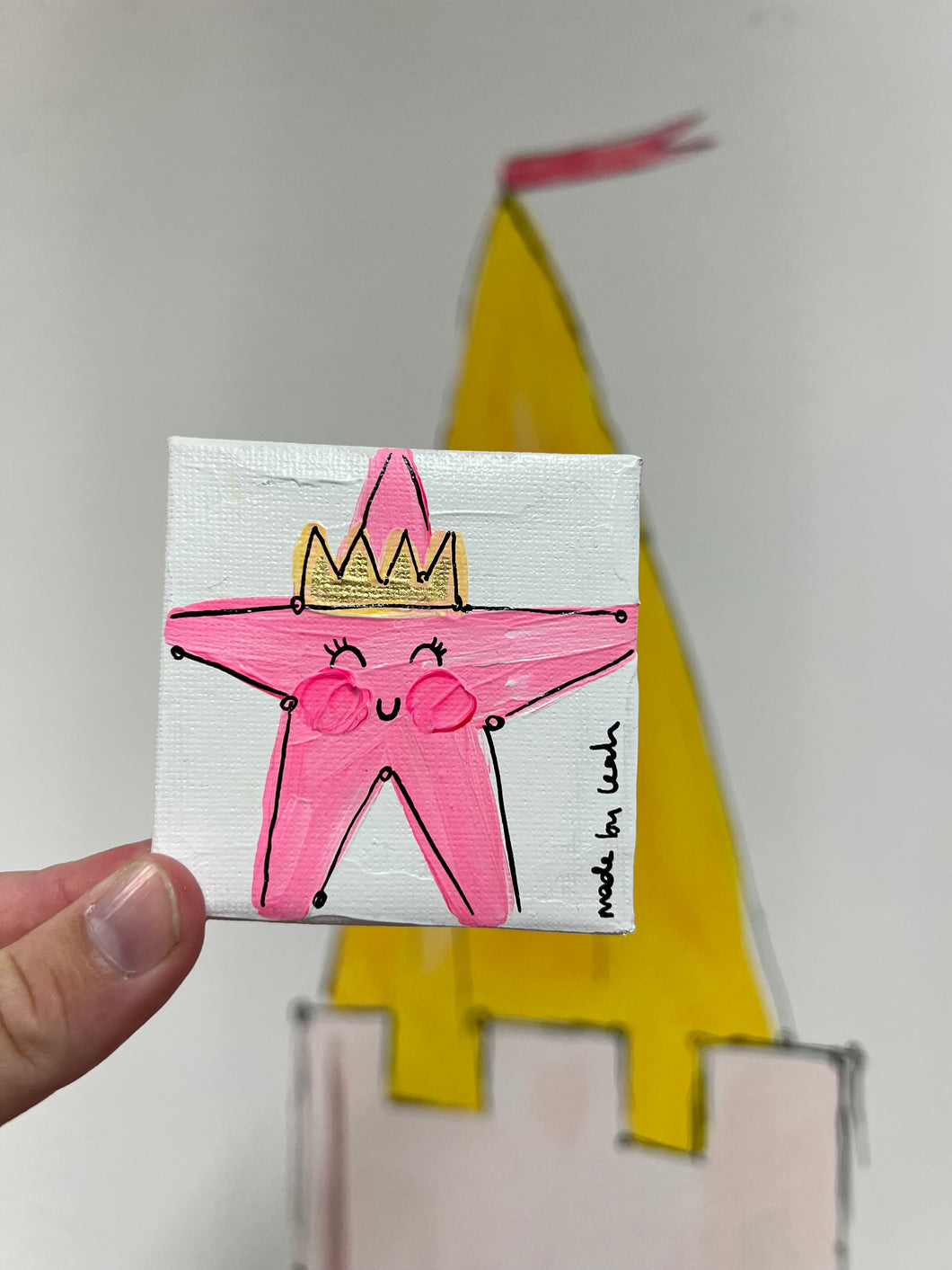 Hand Painted Tiny Canvas 10