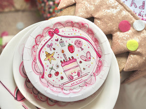 Made by Leah 8 Cute Paper Party Plates