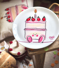 Load image into Gallery viewer, The Ceramic XL Cute Cake Plate
