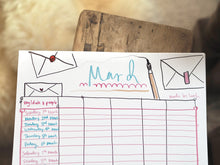 Load image into Gallery viewer, 2026 A3 Family Organiser
