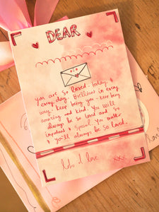 ‘Loved & Made Of Magic’ Hand Decorated Envelope