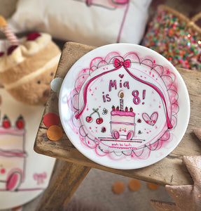 Pre Order The Bespoke Age Birthday Plate