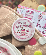 Load image into Gallery viewer, ‘It’s My Birthday!’ Cute Cake Badge
