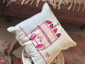 The Cute Cake Cushion 30x30cm