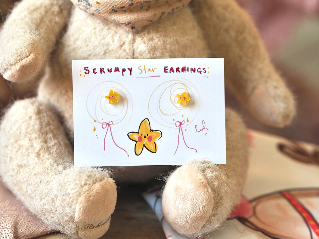 Scrumpy Star Earrings