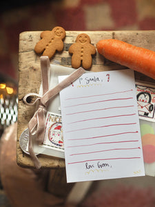 Letter To Santa Hand Decorated Envelope & Letter