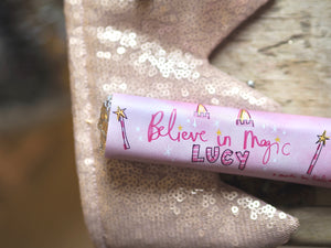 The Personalised ‘Believe In Magic’ Honeycomb Chocolate Bar