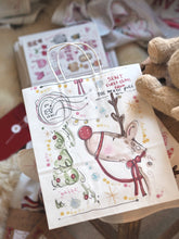 Load image into Gallery viewer, First Class Reindeer Large Paper Gift Bag
