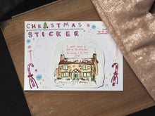 Load image into Gallery viewer, ‘The Holiday Cottage’ Cutie Christmas Sticker
