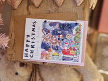 Load image into Gallery viewer, Personalised Christmas Skyline Card
