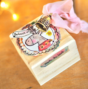 Believe In Magic Reindeer Academy Boxed Bell