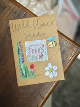 Load image into Gallery viewer, Wild Flower Hand Painted Seed Envelope
