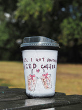 Load image into Gallery viewer, ‘Another Iced Coffee’ Coffee Cosy Sleeve
