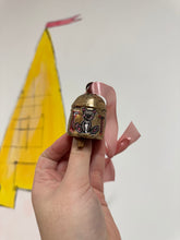 Load image into Gallery viewer, Hand Painted Brass Bell 12 ‘Teddy Bear’
