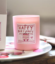Load image into Gallery viewer, Pink Birthday Cake Candle
