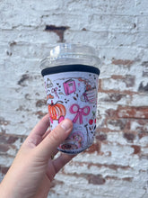 Load image into Gallery viewer, Girly Cosy Season Coffee Cosy Sleeve
