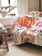 Load image into Gallery viewer, Pre Order Cosy Season Girly Luxury Blanket XL
