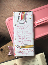 Load image into Gallery viewer, ‘Thank You’ Rainbow XL 200g Chocolate Bar
