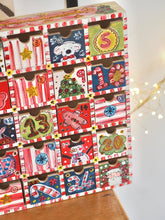 Load image into Gallery viewer, The Hand Painted Classic Christmas Wooden Advent Calendar
