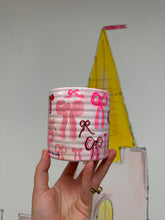 Load image into Gallery viewer, Hand Painted Little Plant Pot 4 ‘All The Bows’
