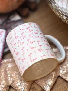 ‘I Love You’ Ceramic Mug