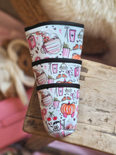 Load image into Gallery viewer, ‘The Girly Autumn Doodles’ Coffee Cosy Sleeve
