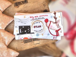 The Personalised 100g Christmas Chocolate Bar