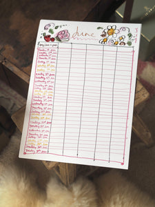 2026 A3 Family Organiser