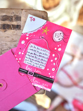 Load image into Gallery viewer, Personalised Pink Letter From Santa
