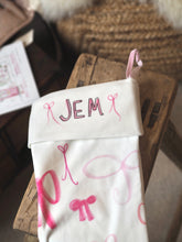 Load image into Gallery viewer, ‘All The Bows’ Velvet Stocking
