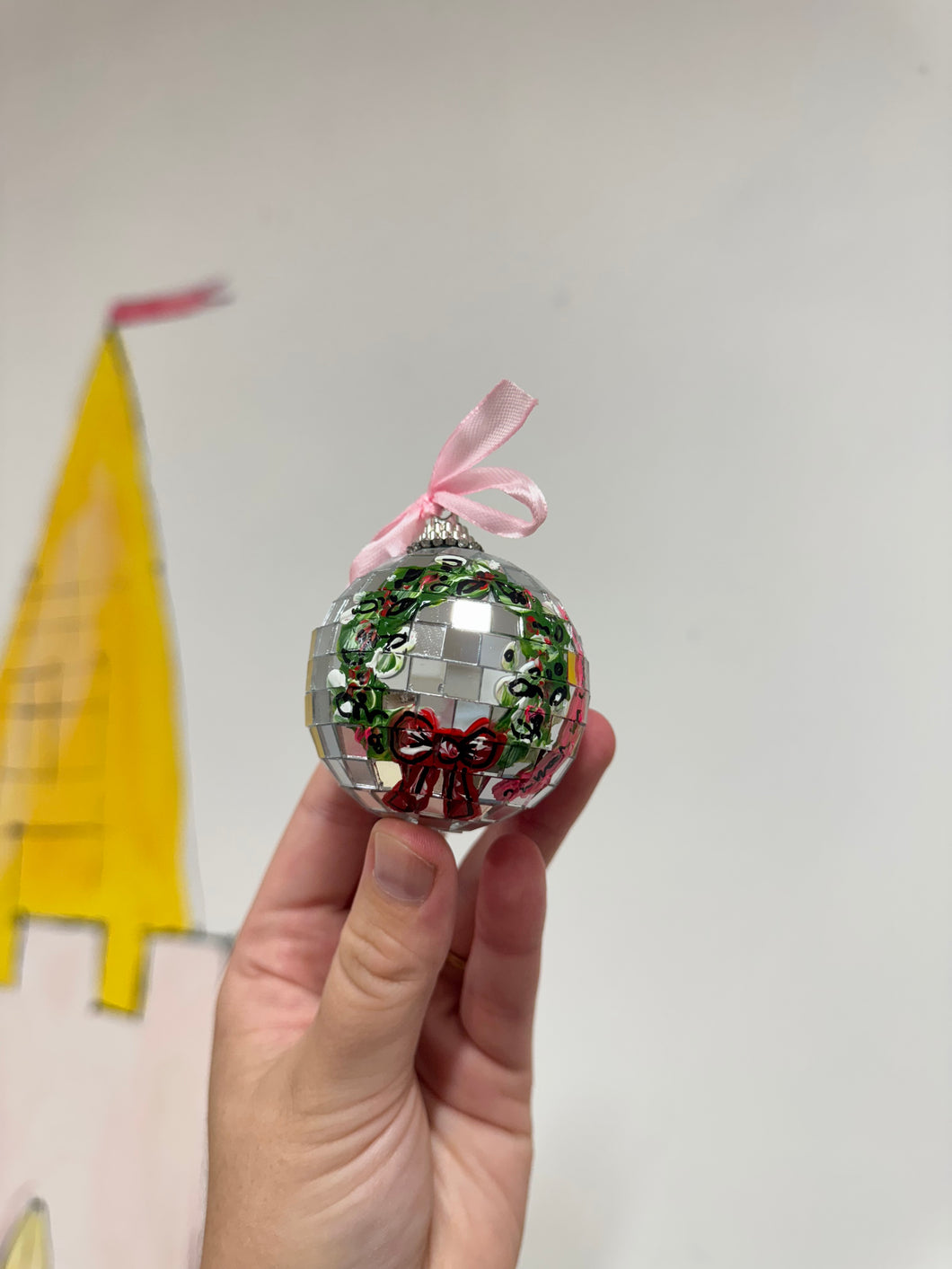 Disco Ball Hanging Bauble 30 ‘wreath’