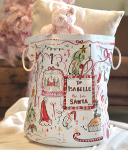 The Personalised Christmas Design Sack