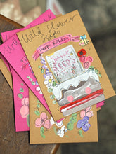 Load image into Gallery viewer, PERSONALISED Occassion Wild Flower Seeds Hand Painted Seed Envelope
