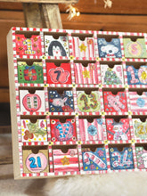 Load image into Gallery viewer, The Hand Painted Classic Christmas Wooden Advent Calendar
