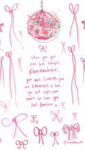 Load image into Gallery viewer, “Remember this when you go to bed” List Art Print
