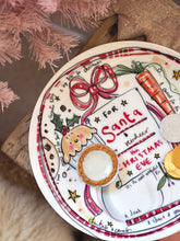Load image into Gallery viewer, Personalised XL Luxury Christmas Ceramic Plate For Santa
